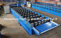 Colorfull Metal Roofing Sheet Roll Forming Machine With Double Cylinda And Panasonic Control System