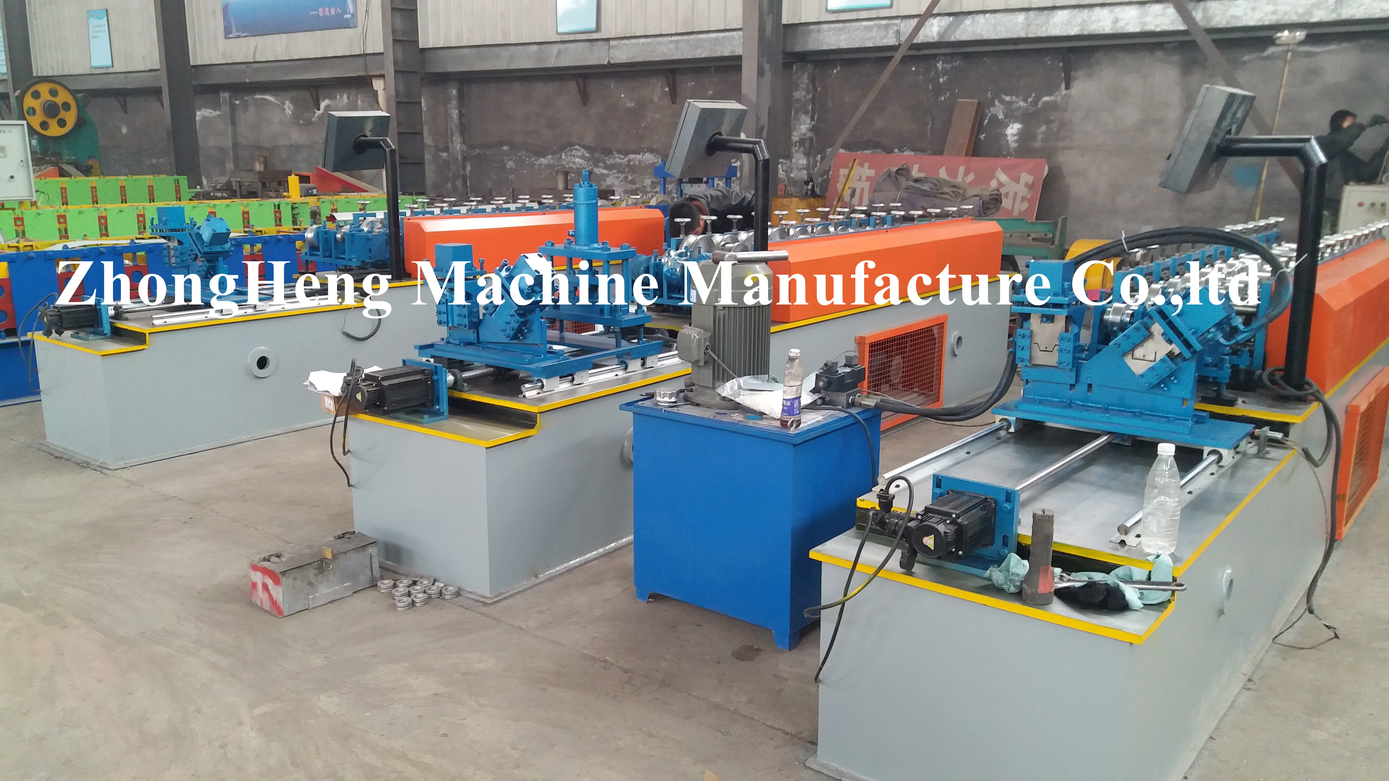 C Section Stud Cold Roll Forming Equipment / Stud And Track Roll Forming Machine