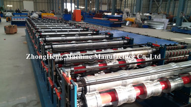 Iron Rolling Mill Roofing Sheet Roll Forming Machine 7.5kw Hydraulic Control