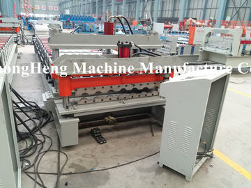 16 Stations Glazed Tile Roll Forming Machine For 0.2mm Aluminum Zinc Material